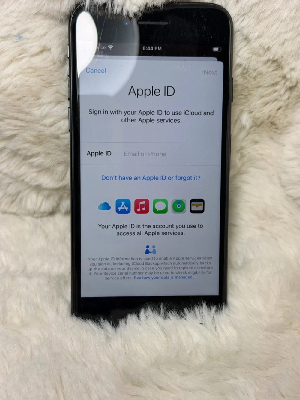 Apple iPhone Black Front Screen Display